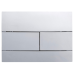 Панель змиву KOER KT-0603-01 240x160x10mm пластикова, кнопка лінійна (колір хром) (KR5319) Панель змиву KOER KT-0603-01 240x160x10mm пластикова, кнопка лінійна (колір хром) (KR5319)