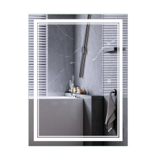 Дзеркало MIXXUS PREMIUM QUADRO MR20-90x70-REVERSE з LED Touch, Anti-fog, димером, рег. яскравості (MP6621)