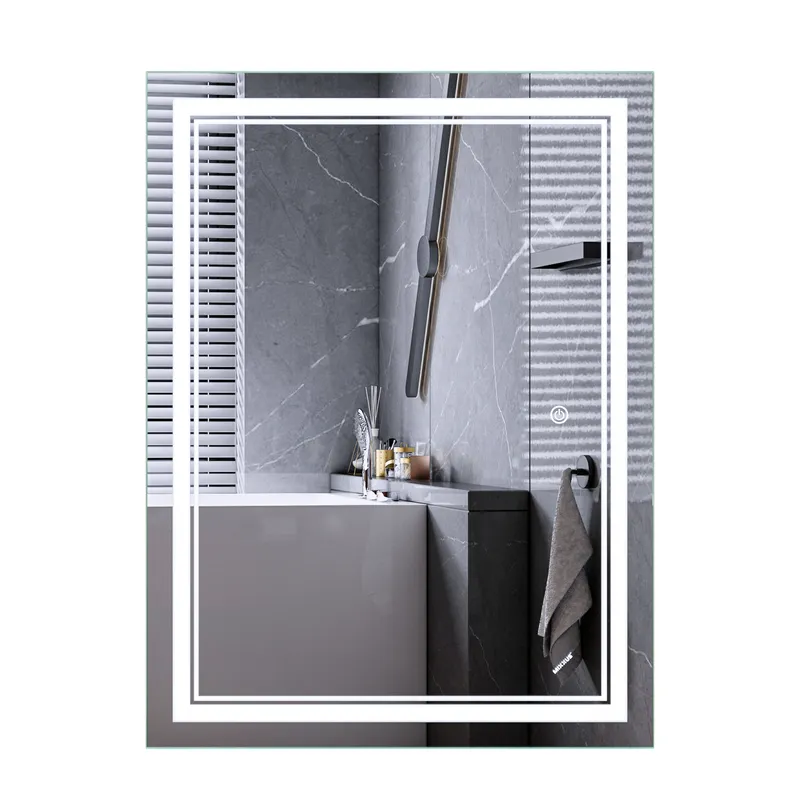 Дзеркало MIXXUS PREMIUM QUADRO MR20-90x70-REVERSE з LED Touch, Anti-fog, димером, рег. яскравості (MP6621) Дзеркало MIXXUS PREMIUM QUADRO MR20-90x70-REVERSE з LED Touch, Anti-fog, димером, рег. яскравості (MP6621)