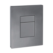 Панель змиву KOER KT-0607-07 157x198x3mm пластикова, кнопка квадратна (колір графіт) (KR5345)
