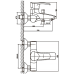 Змішувач для ванни HAIBA FOCUS 009 (Колір хром) (HB0124)