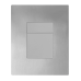 Панель змиву KOER KT-0607-01 157x198x3mm пластикова, кнопка квадратна (колір хром) (KR5344) Панель змиву KOER KT-0607-01 157x198x3mm пластикова, кнопка квадратна (колір хром) (KR5344)