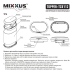 Відро для сміття сенсорне овальне MIXXUS PREMIUM TOPPER-TC0112 WHITE 12 л (колір білий) (MI7082)