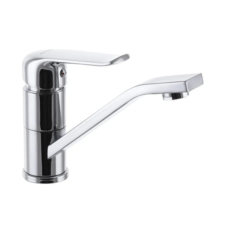 Змішувач для умивальника MIXXUS PREMIUM MEDEA 555-15cm NUT (Колір хром) (MI0580)
