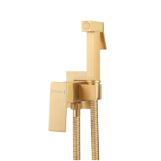 Змішувач для гігієнічного душу HAIBA KUBUS 002 (INNER) BRUSHED GOLD (Колір матове золото) (HB9625)