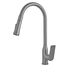 Змішувач для кухні MIXXUS PREMIUM DERBY 014 NUT GRAPHITE (Колір графіт) (MI6611)