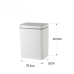 Відро для сміття сенсорне прямокутне MIXXUS WAVE-TC0110 WHITE 10 л (колір білий) (MI7073) Відро для сміття сенсорне прямокутне MIXXUS WAVE-TC0110 WHITE 10 л (колір білий) (MI7073)