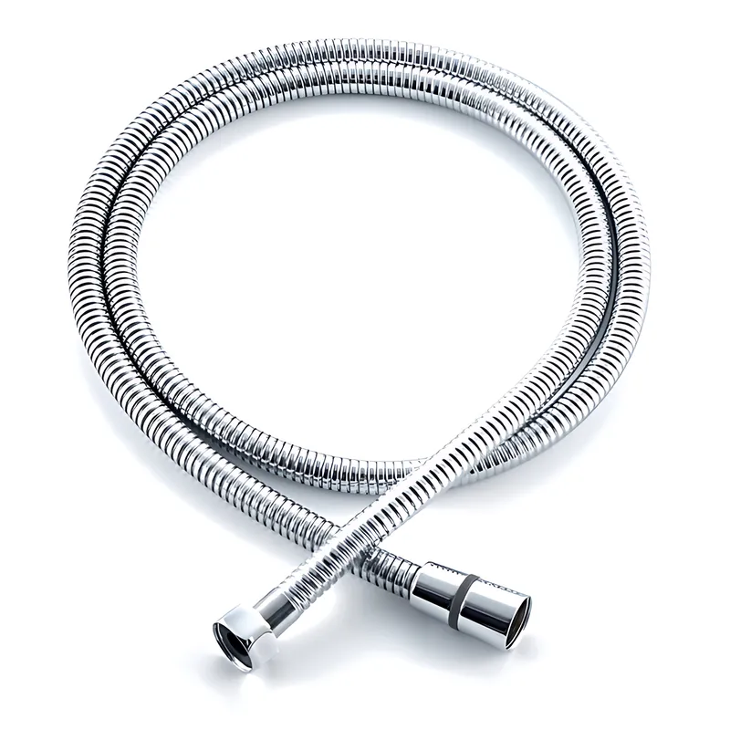 Шланг для душу KOER KB-0801-125-01 CHROME, обплетка нержавіюча сталь 125 см (Колір хром) (KR5468)