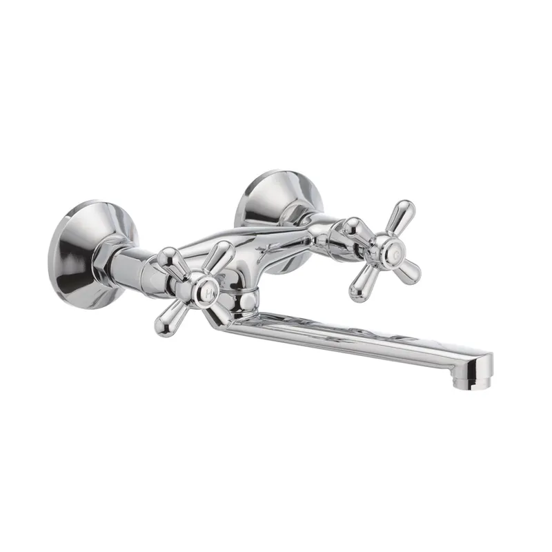 Змішувач для кухні настінний HAIBA DOMINOX 361 (Колір хром) (HB0094) Змішувач для кухні настінний HAIBA DOMINOX 361 (Колір хром) (HB0094)