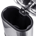 Відро для сміття з плавним закриттям овальне MIXXUS PREMIUM TOPPER-TC0205 SS COLOR 5л (колір нержавійка) (MI7059)