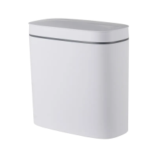 Відро для сміття сенсорне овальне MIXXUS FLAT-TC0109 WHITE 9 л (колір білий) (MI7074)