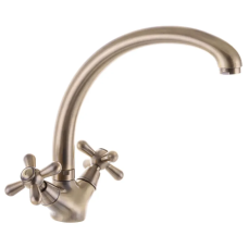 Змішувач для кухні HAIBA DOMINOX 273 BRONZE (Колір бронза) (HB0082)