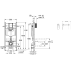 Система інсталяції для унітазу 2 в 1 Grohe Rapid SL (UA388400WG)