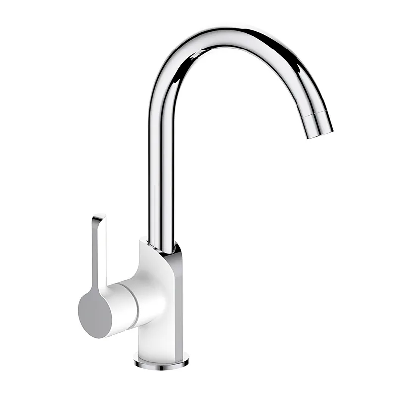 Змішувач для кухні MIXXUS PREMIUM EDEM 017 WHITE (Колір білий/хром) (MI5844)