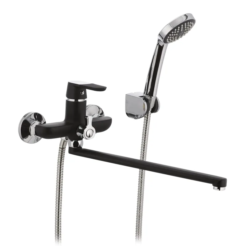 Змішувач для ванни MIXXUS PREMIUM TIGER 006 EURO BLACK (Колір чорний) (MI0566)