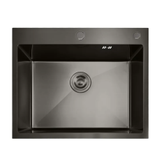 Мийка з нерж. сталі MIXXUS MH5843 GRAPHITE (3.0/0.8) (Колір графіт) (MX1931)