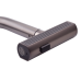Змішувач для кухні MIXXUS PREMIUM HAMMER 014 GRAPHITE з висувним виливом (Колір графіт) (MI6955)