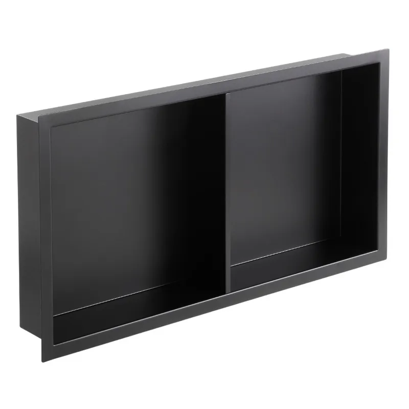 Полиця для ванної кімнати Mixxus Premium Niche-0103 Black (MI6682)