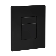 Панель змиву KOER KT-0607-05 157x198x3mm пластикова, кнопка квадратна (колір чорний матовий) (KR5346)