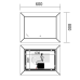 Дзеркало MIXXUS PREMIUM CUBIC MR14-80x60-REVERSE з LED Touch, Anti-fog, димером, рег. яскравості (MP6648) Дзеркало MIXXUS PREMIUM CUBIC MR14-80x60-REVERSE з LED Touch, Anti-fog, димером, рег. яскравості (MP6648)