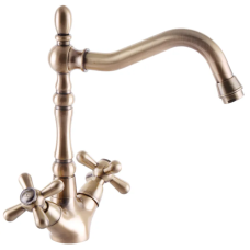 Змішувач для кухні HAIBA DOMINOX 777 BRONZE (Колір бронза) (HB3936)