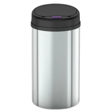 Відро для сміття сенсорне кругле MIXXUS PREMIUM ELLIPSE-TC0109 CHROME-BLACK 9 л (колір хром з чорним) (MI7083)