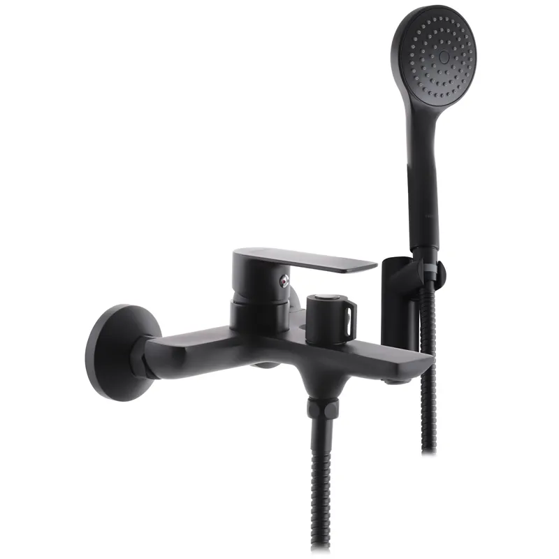 Змішувач для ванни HAIBA ALEX 009 EURO BLACK (Колір чорний) (HB3926)