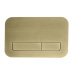 Панель змиву KOER KT-0609-12 240x160x7mm пластикова, кнопка лінійна (колір матове золото) (KR6132)