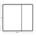 Дзеркальна шафка MIXXUS PREMIUM OLIVARY CM01-80x70x13 з LED Touch, димером, рег. яскравості (MI8296) Дзеркальна шафка MIXXUS PREMIUM OLIVARY CM01-80x70x13 з LED Touch, димером, рег. яскравості (MI8296)