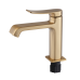 Змішувач для умивальника MIXXUS PREMIUM DALI 001 NUT BRUSHED GOLD (Колір матове золото) (MI6762)