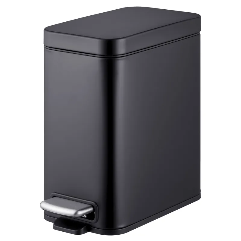 Відро для сміття з плавним закриттям прямокутне MIXXUS PREMIUM QUADRO-TC0105 BLACK 5 л (колір чорний) (MI7061) Відро для сміття з плавним закриттям прямокутне MIXXUS PREMIUM QUADRO-TC0105 BLACK 5 л (колір чорний) (MI7061)
