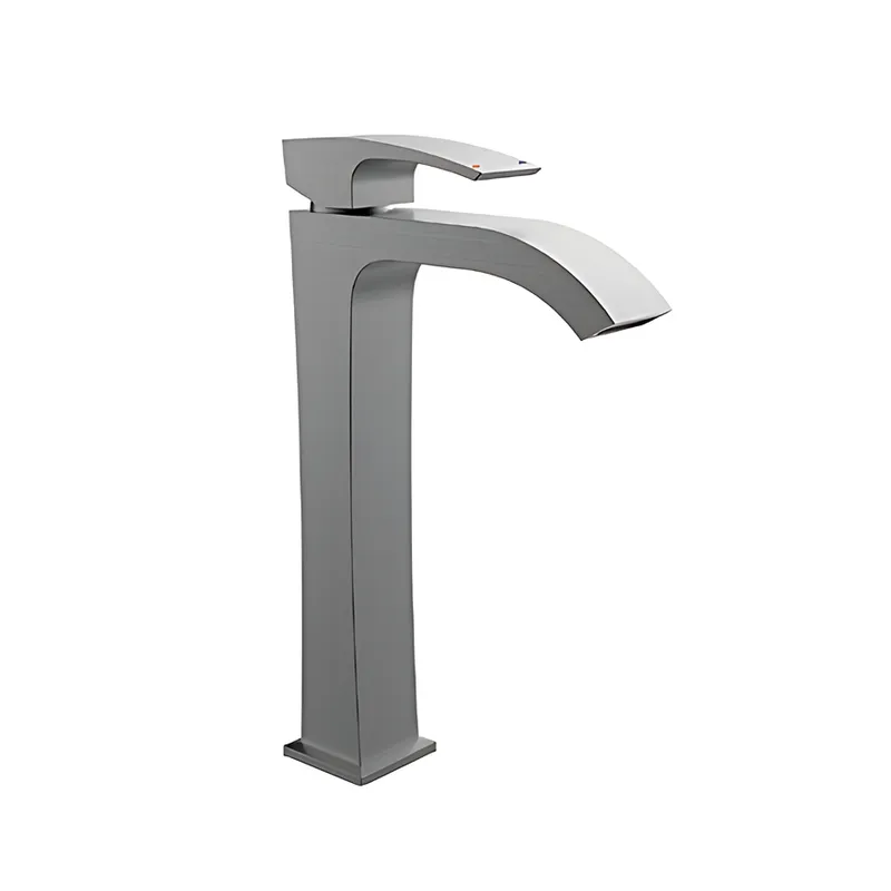 Змішувач для умивальника високий KOER KB-13007-07 (Колір графіт) (KR5154)