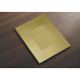 Панель змиву KOER KT-0607-12 157x198x3mm пластикова, кнопка квадратна (колір матове золото) (KR5715) Панель змиву KOER KT-0607-12 157x198x3mm пластикова, кнопка квадратна (колір матове золото) (KR5715)