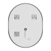 Дзеркало MIXXUS PREMIUM ELLIPSE MV05-90x70-REVERSE з LED Touch, Anti-fog, димером (3-6,5kK) (MP6644) Дзеркало MIXXUS PREMIUM ELLIPSE MV05-90x70-REVERSE з LED Touch, Anti-fog, димером (3-6,5kK) (MP6644)