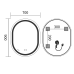 Дзеркало MIXXUS PREMIUM ELLIPSE MV05-90x70-REVERSE з LED Touch, Anti-fog, димером (3-6,5kK) (MP6644) Дзеркало MIXXUS PREMIUM ELLIPSE MV05-90x70-REVERSE з LED Touch, Anti-fog, димером (3-6,5kK) (MP6644)