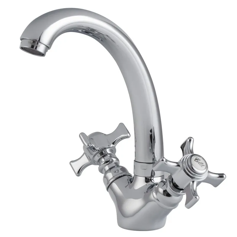 Змішувач для умивальника HAIBA ZEUS 272 NUT (Колір хром) (HB0432) Змішувач для умивальника HAIBA ZEUS 272 NUT (Колір хром) (HB0432)