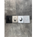 Панель змиву KOER KT-0606-07 157x198x3mm пластикова, кнопка закруглена (колір графіт) (KR5712)