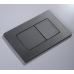 Панель змиву KOER KT-0602-07 240x160x10mm пластикова, кнопка квадратна (колір графіт) (KR5183) Панель змиву KOER KT-0602-07 240x160x10mm пластикова, кнопка квадратна (колір графіт) (KR5183)