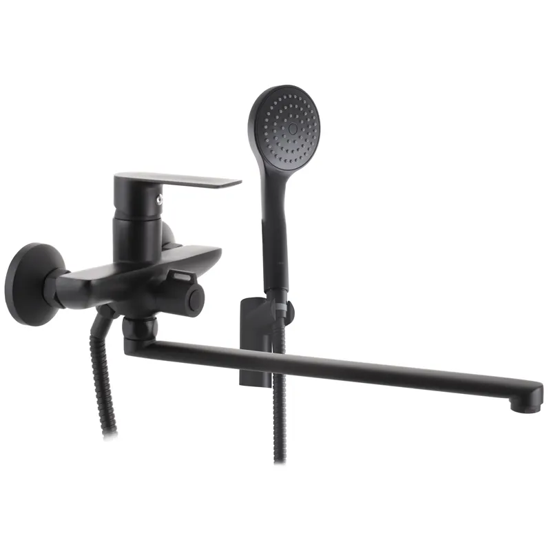 Змішувач для ванни HAIBA ALEX 006 EURO BLACK (Колір чорний) (HB3925)