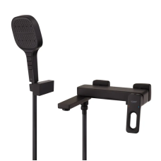 Змішувач для ванни з коротким виливом KOER KB-41031-05 (Колір чорний) (KR5437)
