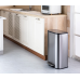 Відро для сміття з плавним закриттям прямокутне MIXXUS CUBIC-TC0105 SS COLOR 5л (колір нержавійка) (MI7088)