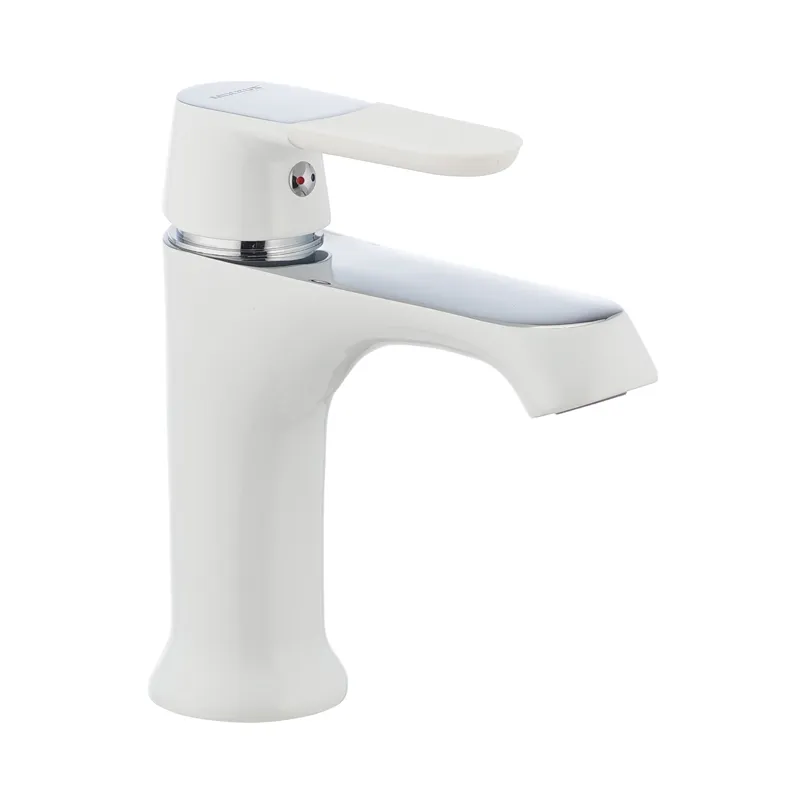 Змішувач для умивальника MIXXUS PREMIUM TIGER 001 NUT WHITE (Колір білий) (MI0570)