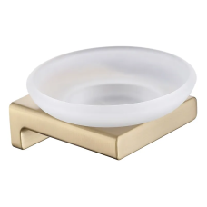 Мильниця настінна KOER AS-0102-12 (скло) (колір матове золото) (KR6159)