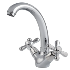Змішувач для умивальника HAIBA DOMINOX 272 (Колір хром) (HB0080)