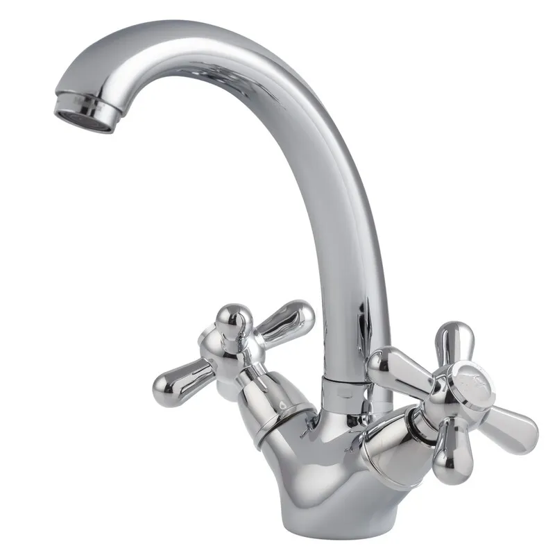 Змішувач для умивальника HAIBA DOMINOX 272 (Колір хром) (HB0080) Змішувач для умивальника HAIBA DOMINOX 272 (Колір хром) (HB0080)