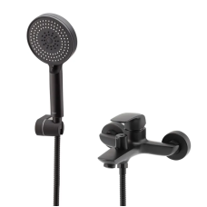 Змішувач для ванни з коротким виливом KOER KB-40008-05 (Колір чорний) (KR3473)
