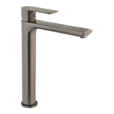 Змішувач для умивальника високий HAIBA ALEX 001 HIGH NUT GRAPHITE (Колір графіт) (HB3994)