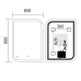 Дзеркало MIXXUS PREMIUM BEVEL MA02-90x65-REVERSE з LED Touch, Anti-fog, димером (3-6,5kK) (MP6641) Дзеркало MIXXUS PREMIUM BEVEL MA02-90x65-REVERSE з LED Touch, Anti-fog, димером (3-6,5kK) (MP6641)