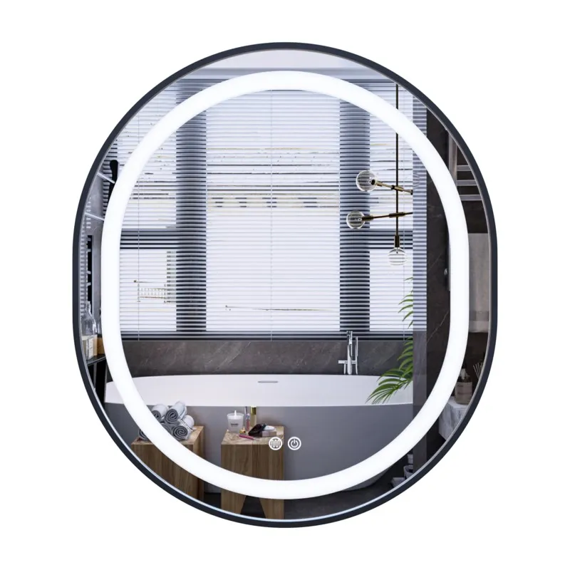 Дзеркало MIXXUS PREMIUM ELLIPSE MV05-80x70-REVERSE BLACK з LED Touch, Anti-fog, димером (3-6,5kK) (MP6646) Дзеркало MIXXUS PREMIUM ELLIPSE MV05-80x70-REVERSE BLACK з LED Touch, Anti-fog, димером (3-6,5kK) (MP6646)