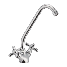 Змішувач для кухні HAIBA DOMINOX 271 RUBBER (Колір хром) (HB0941)